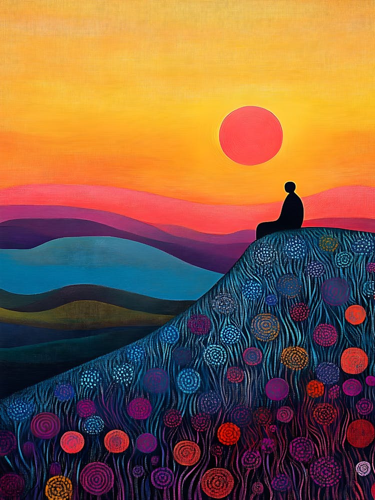 Homme en Méditation