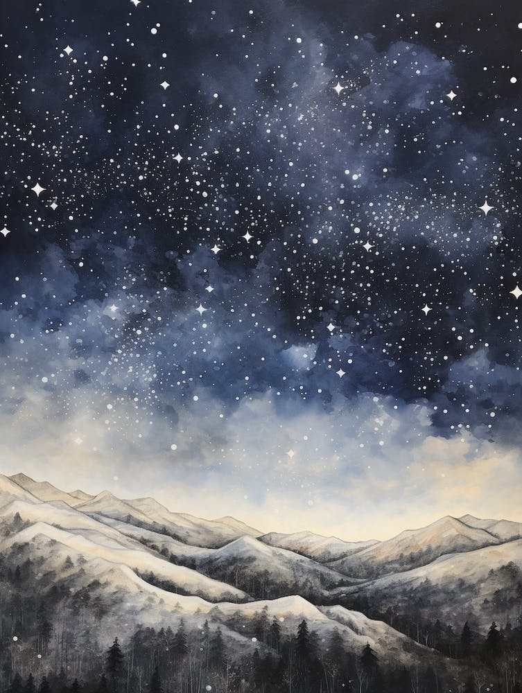 Winter Night Scape 3