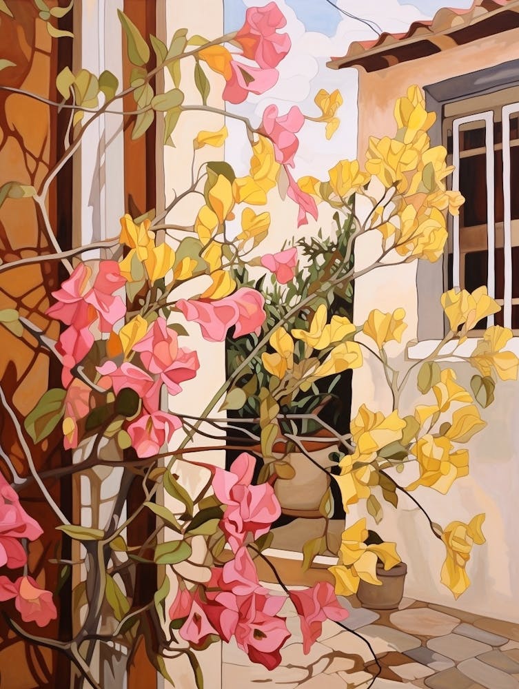 Bougainvillea 1 Flower Painting