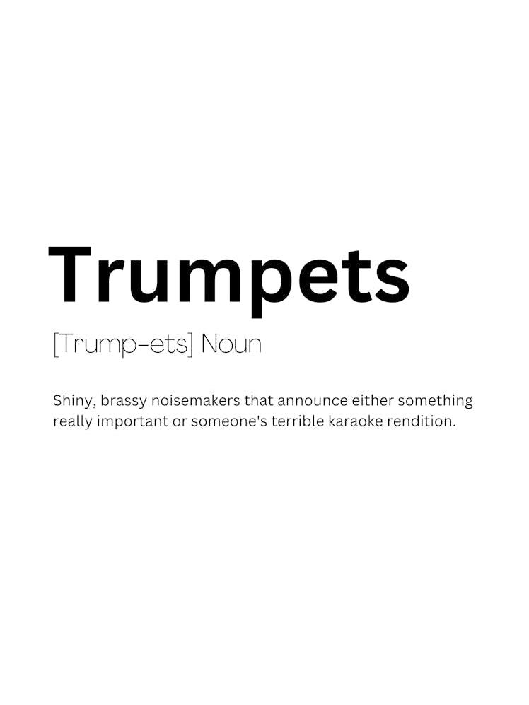 Trumpets Definition Meaning