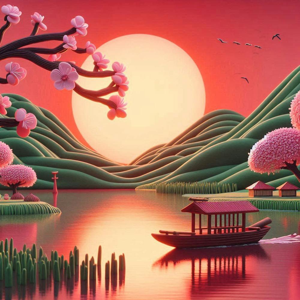Lac Rouge 3D
