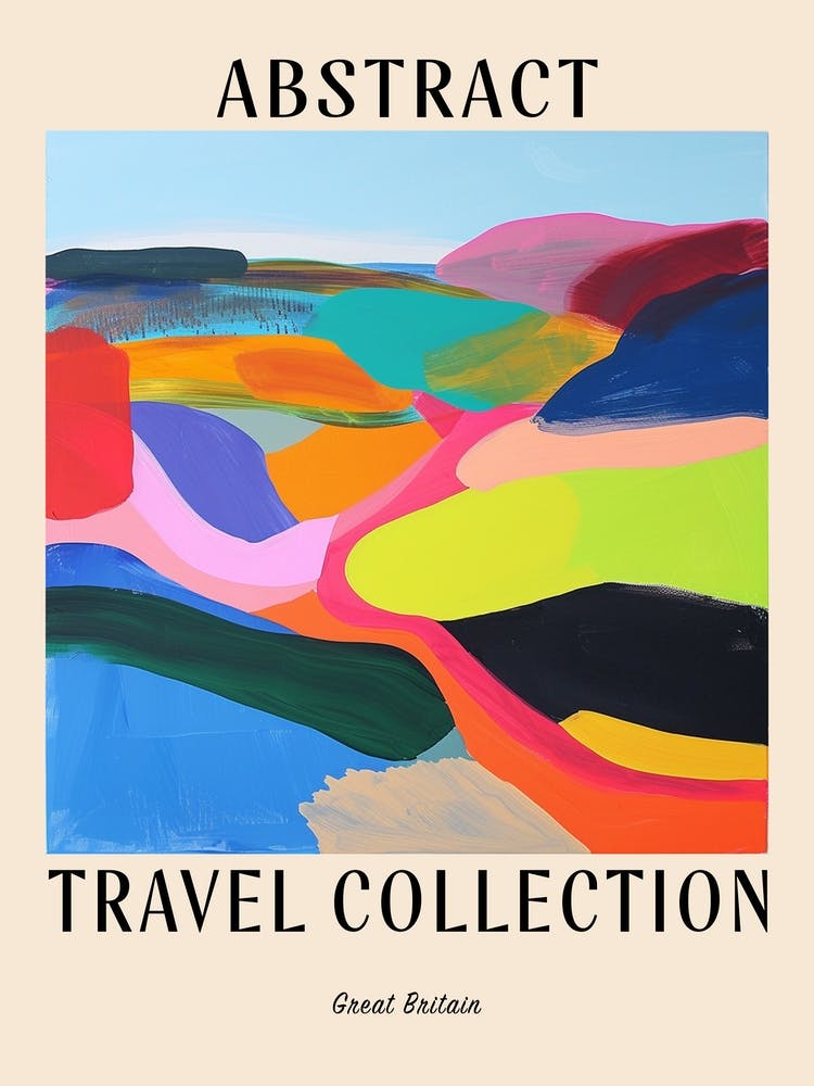 Abstract Travel Collection Poster Great Britain 4