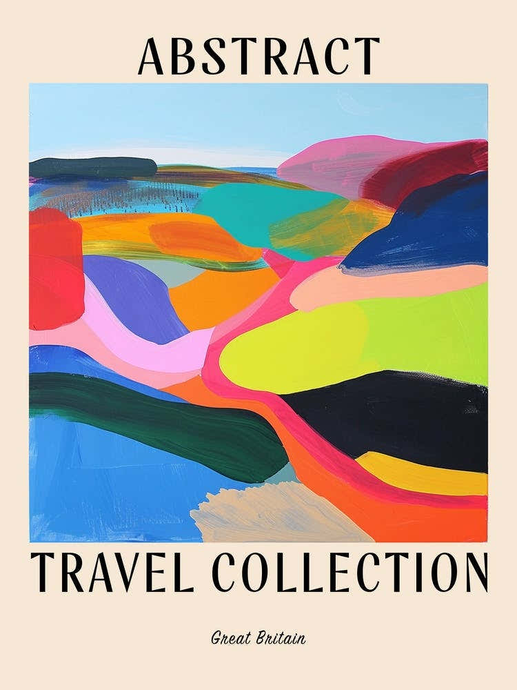 Abstract Travel Collection Poster Great Britain 4
