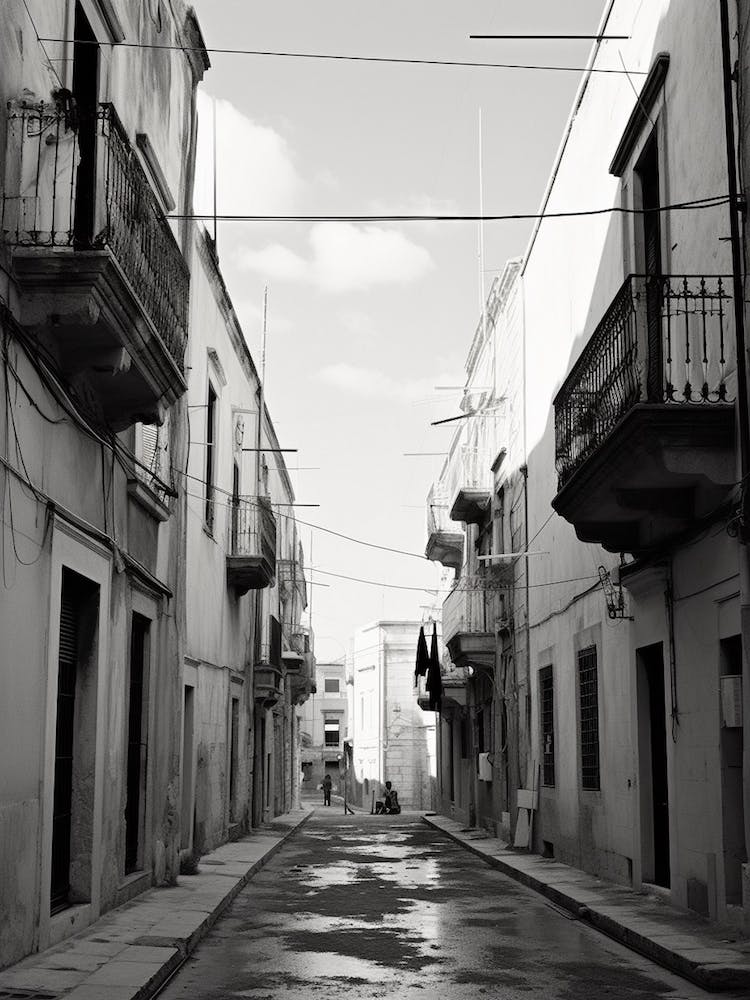Lecce, Italy,  Black And White Analogue Photography  1