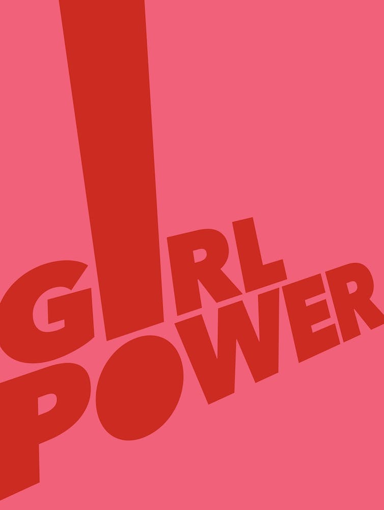 Girl Power in red and pink