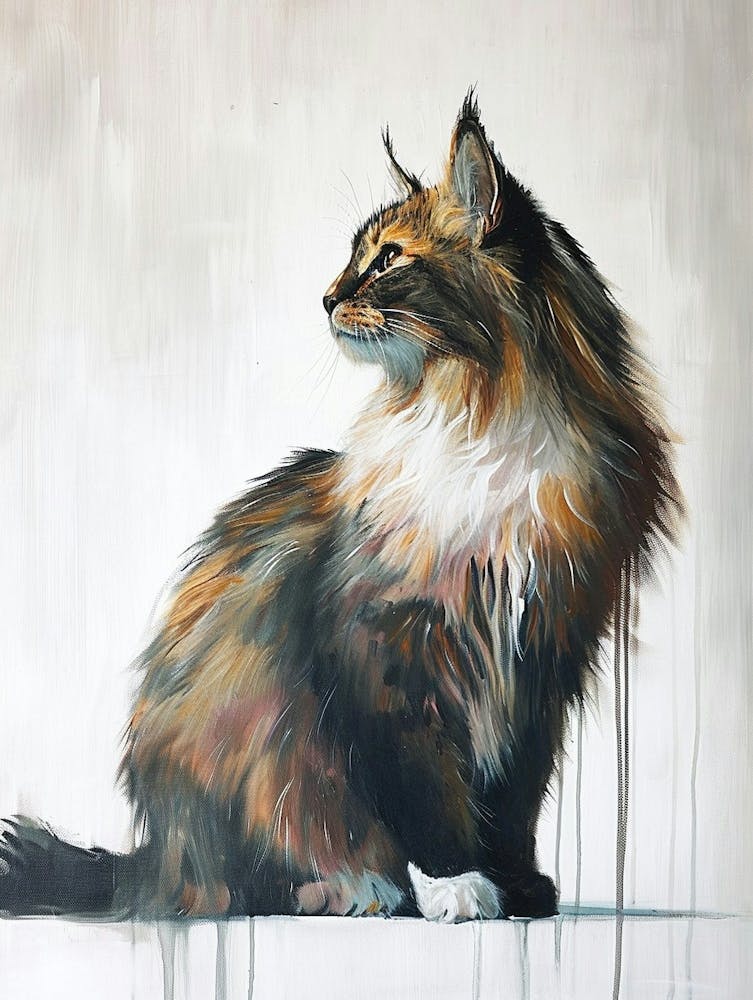 Somali Cat Painting 2