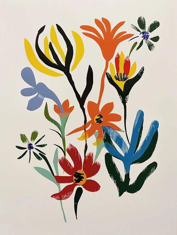 Painted Florals Kangaroo Paw 2