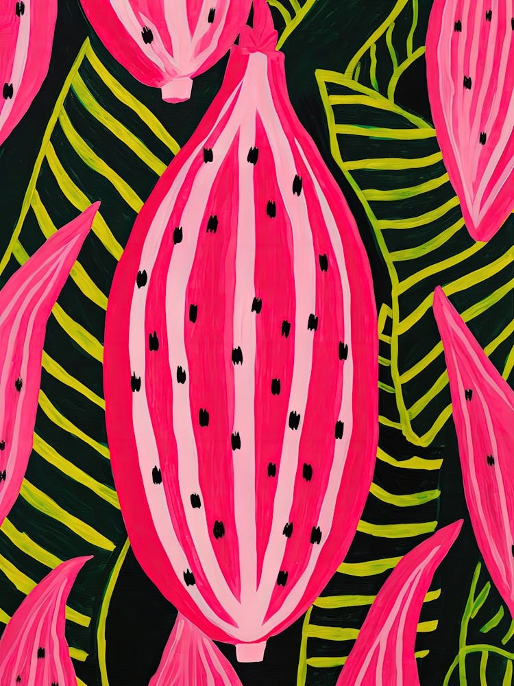 Dragon Fruit Fruit Summer Illustration 3