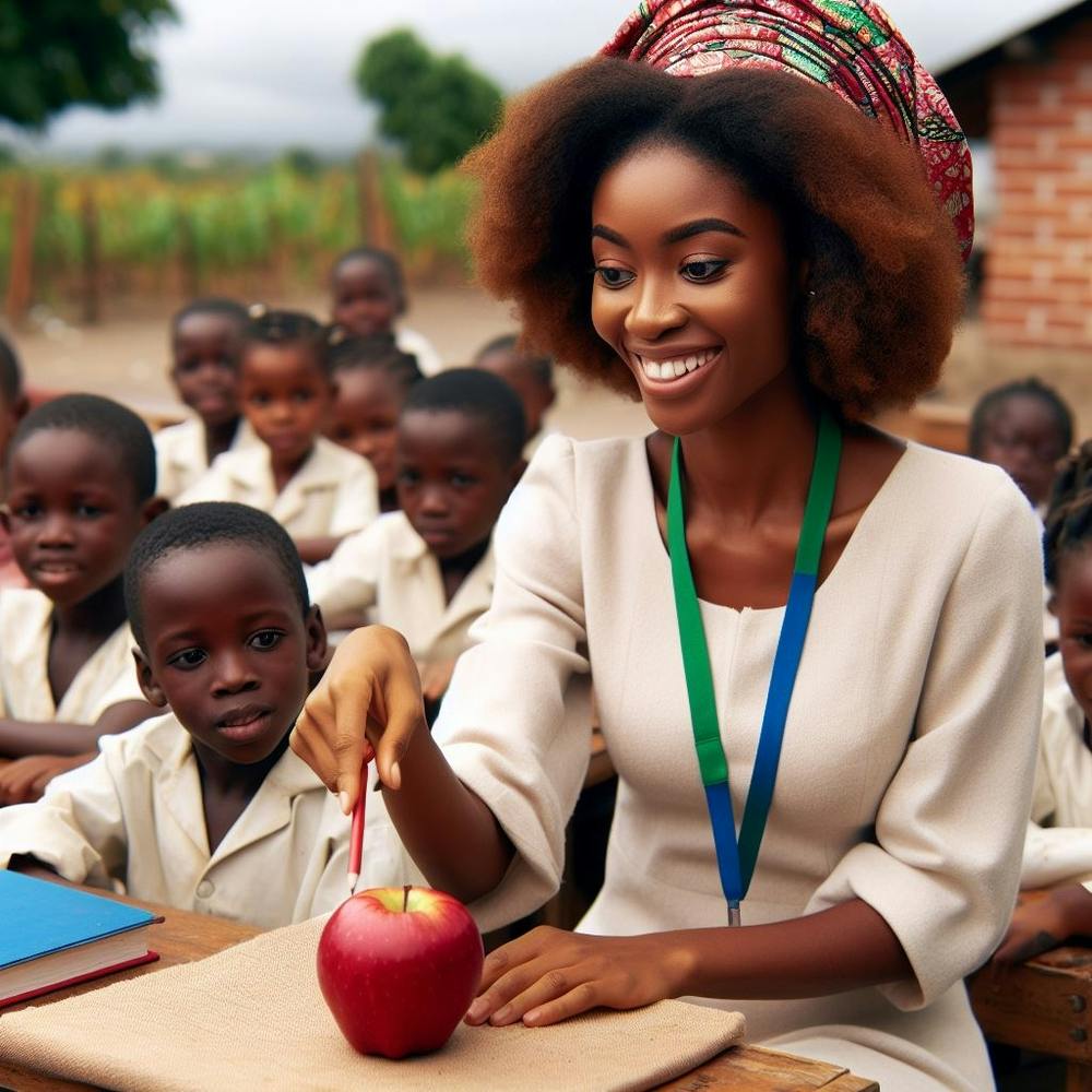Nigerianische Lehrerin