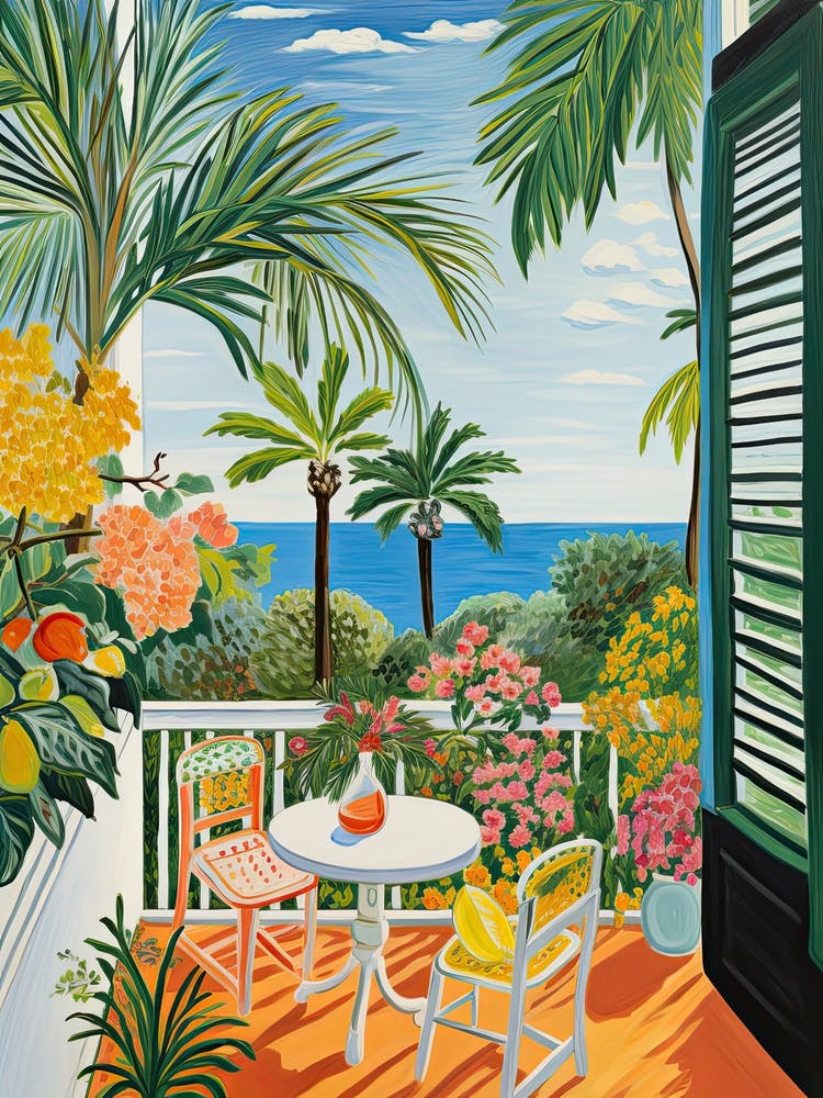 Miami Beach, Florida, Matisse And Rousseau Style 6
