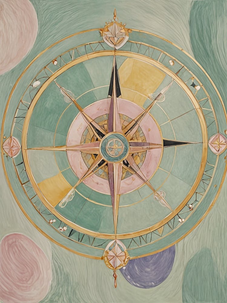 Compass In Pastel