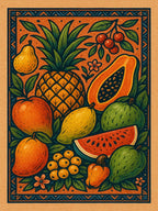 Tropical Fruit Print