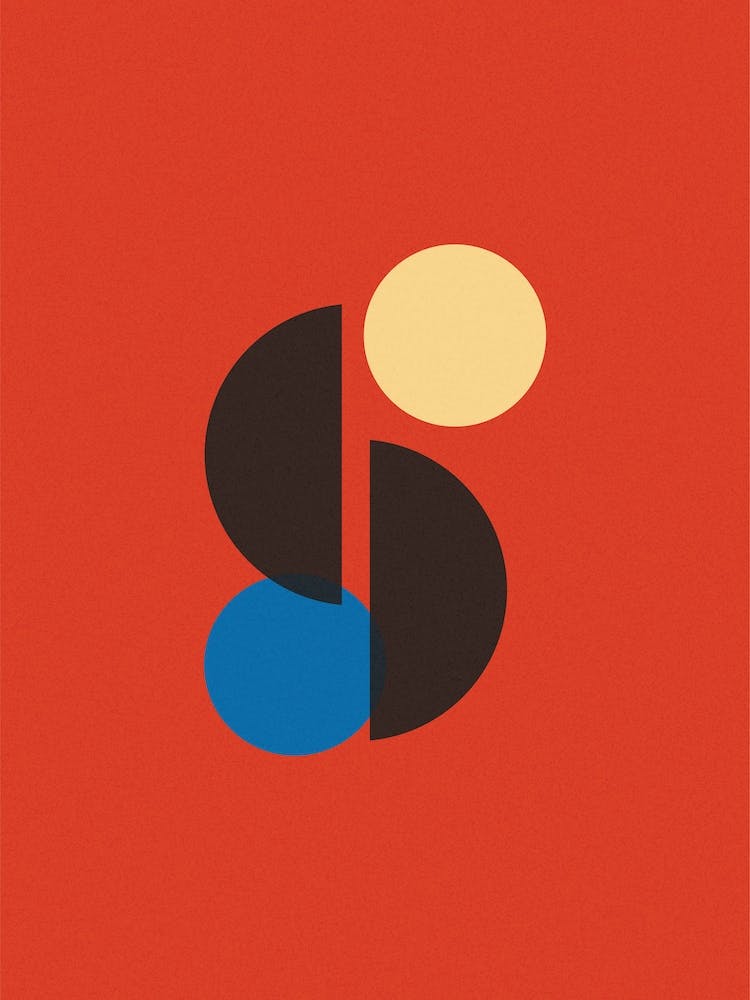 Mid Century Geometric Art 1