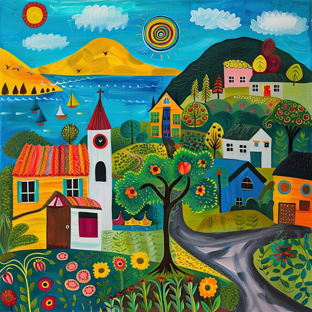 Kids Travel Illustration Patagonia 1