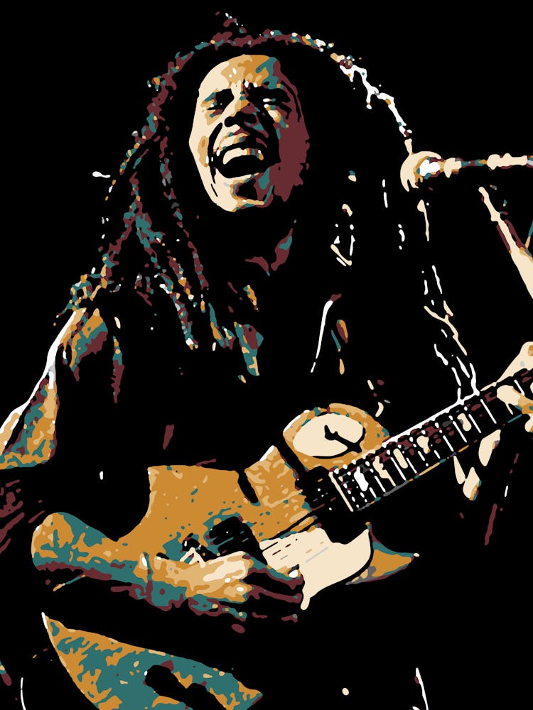 Bob Marley Abstract