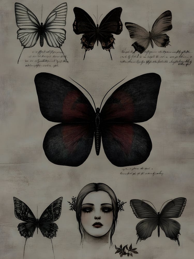 Collection Of Butterflies