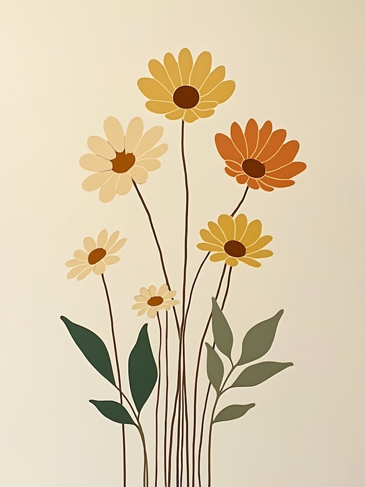 Daisy Wandtattoo