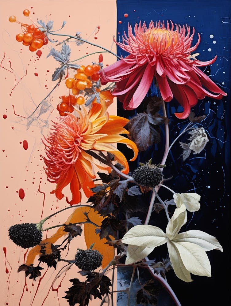 Surreal Florals Edelweiss 2 Flower Painting