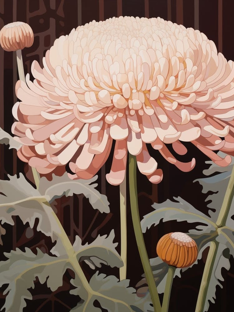 Flower Illustration Chrysanthemum 3