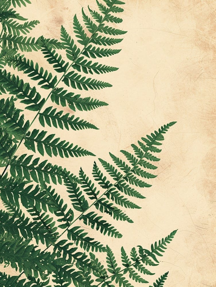 Pattern Poster Lady Fern 2