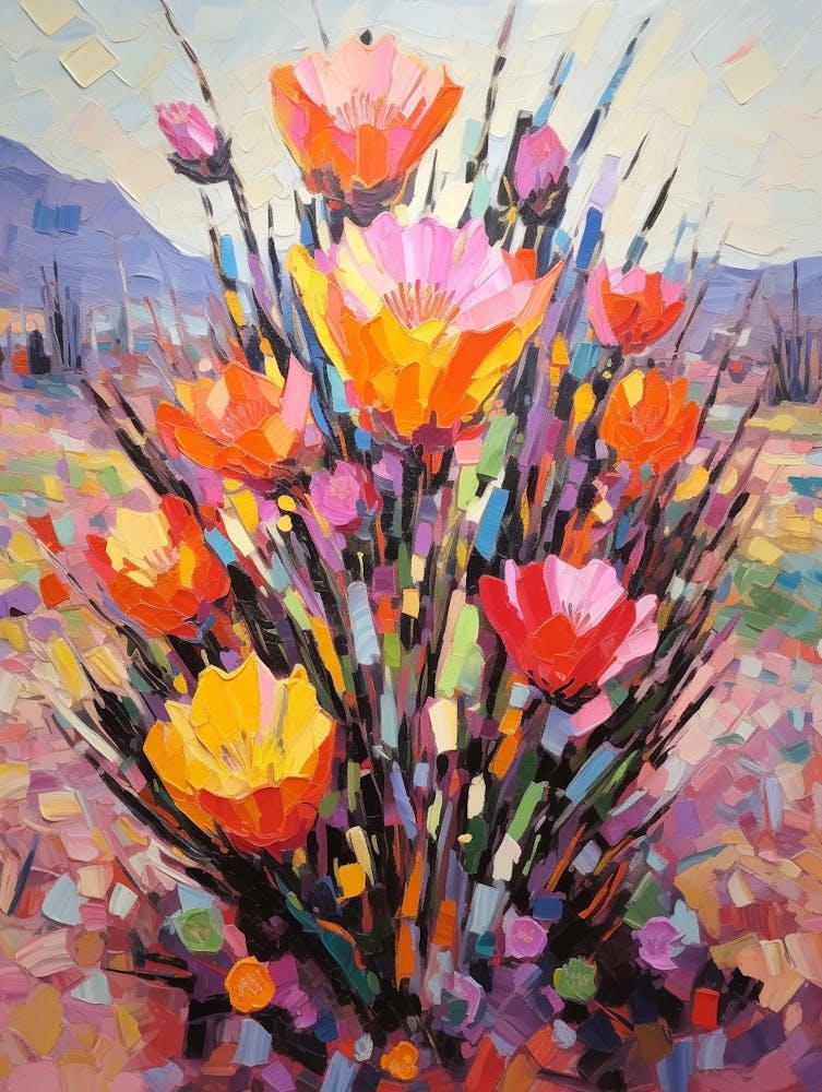 Cactus Painting Hedgehog Cactus 2