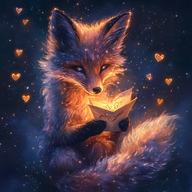 Fox Reading A Book