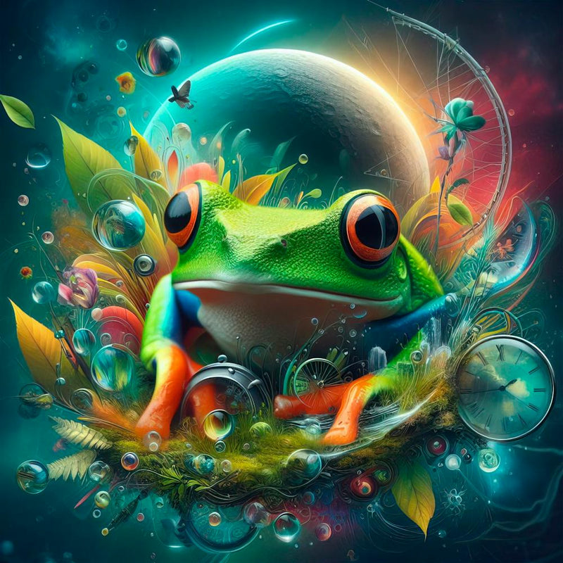 Frog In The Nest