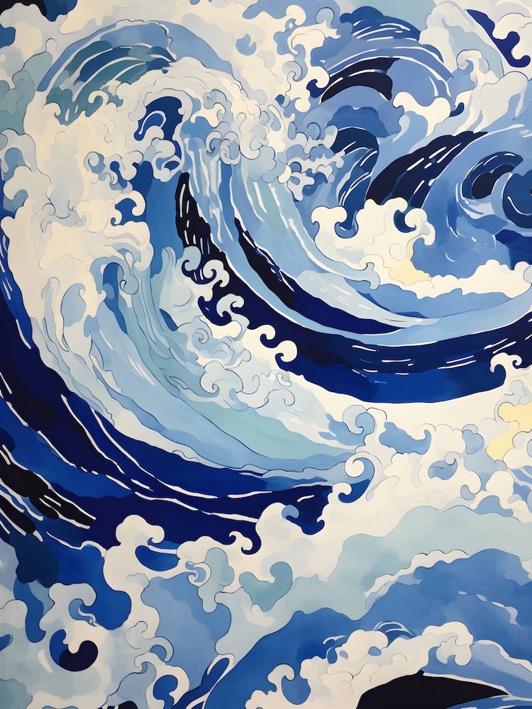 Contemporary Coastal Blue Waves