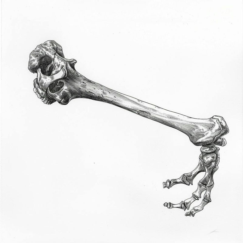 Skeleton Of A Bird