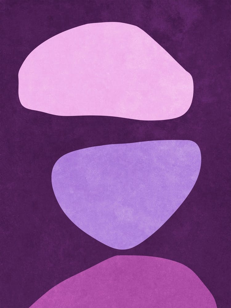 Abstract Forms Violett harmony