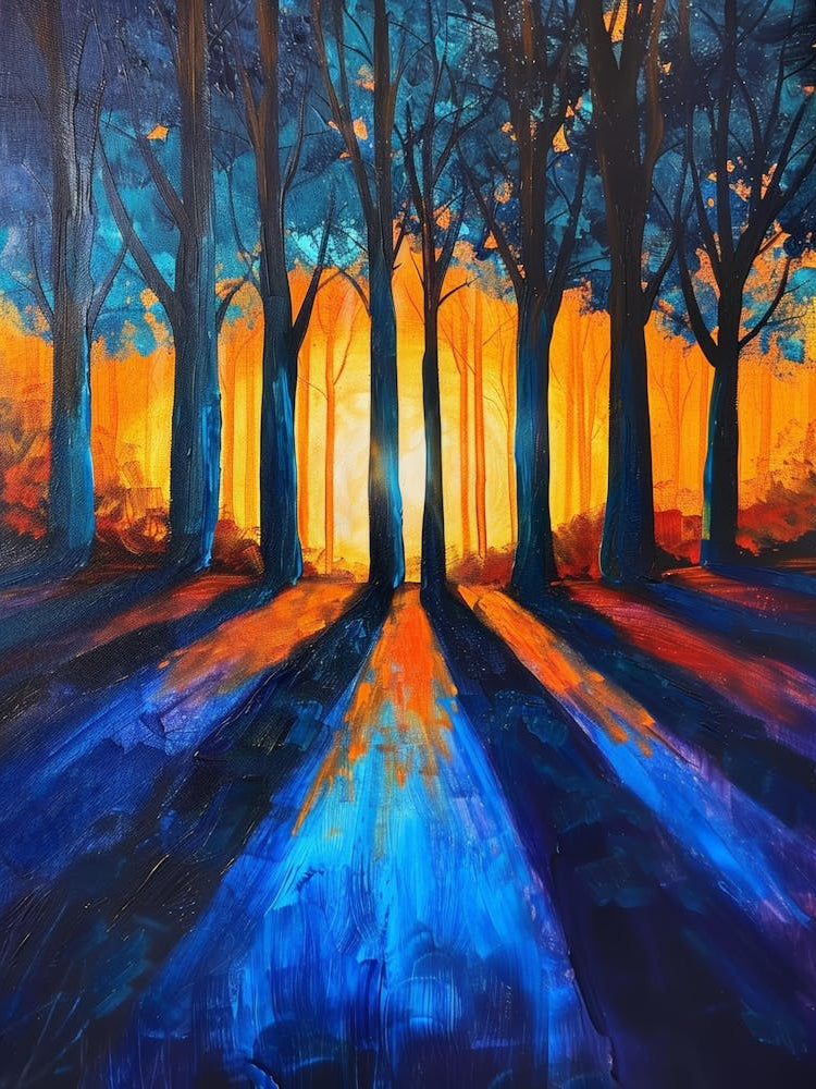 Sunset In The Woods 7