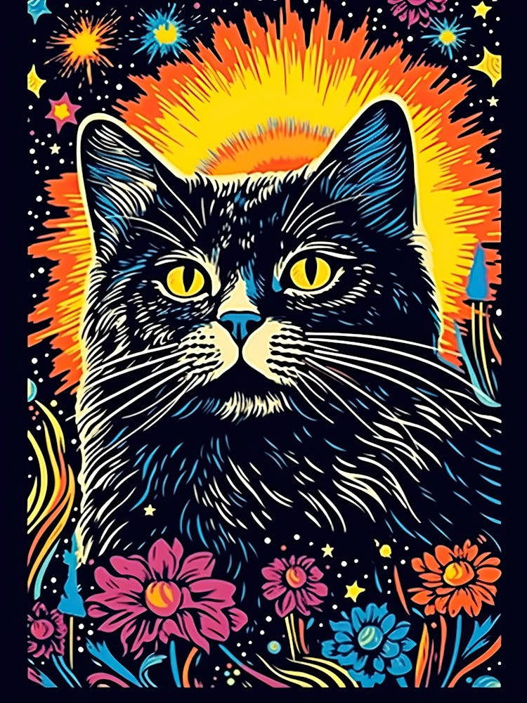 Celestial Pawgress, Psychedelic Cats series