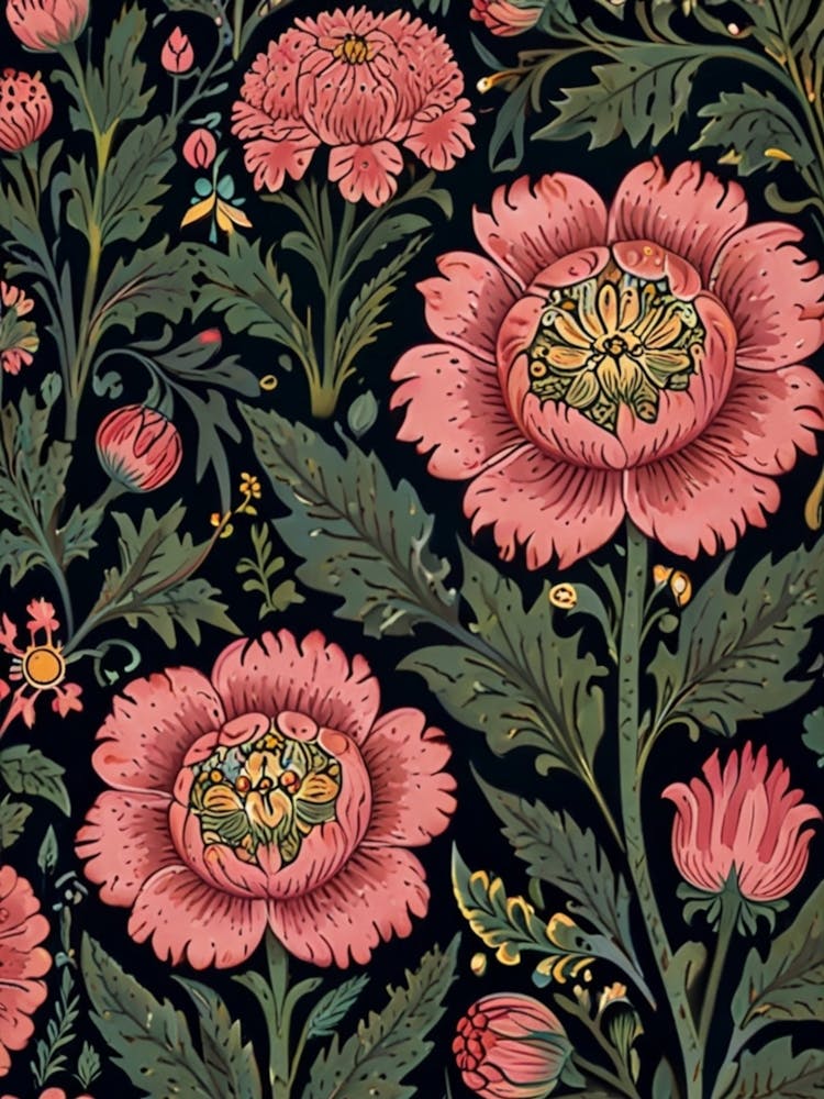 William Morris Floral Wallpaper 15