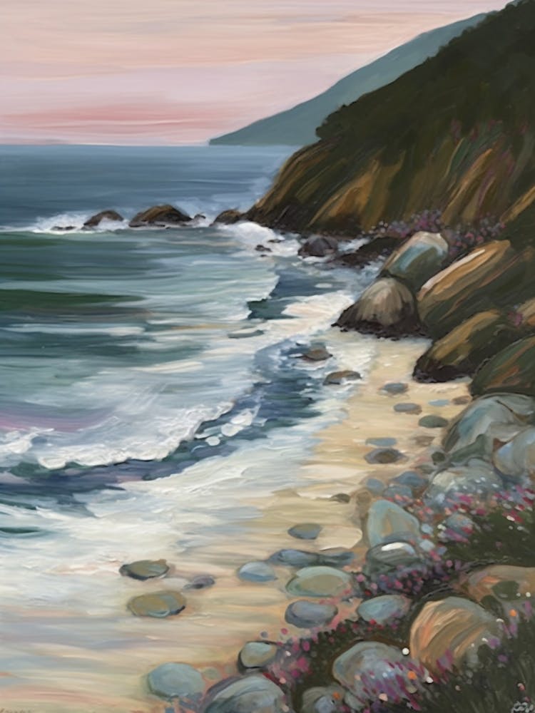 Summer Seascape Oil Painting 1