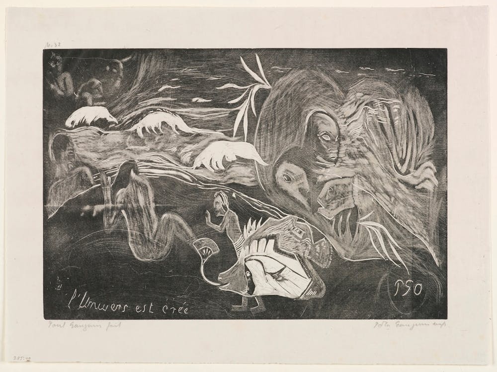 The Creation Of The Universe, From The Series “Noa Noa”, Paul Gauguin