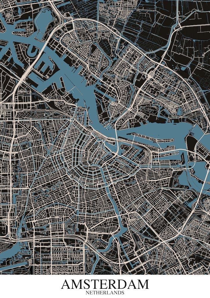 Amsterdam Black Blue