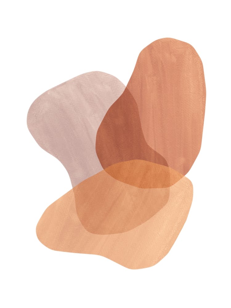 Abstract Terracotta Painting