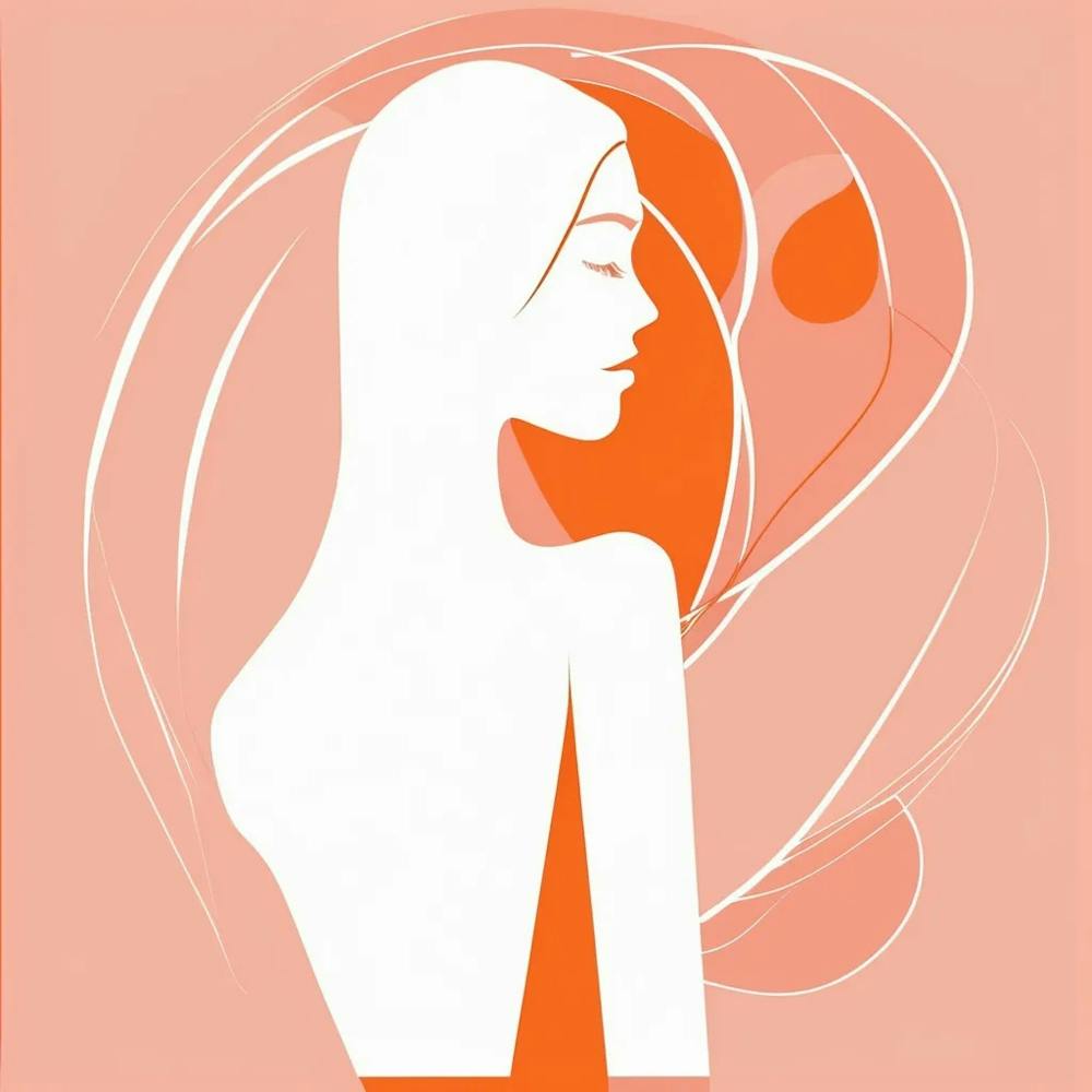 portrait of Woman Line Art (4)