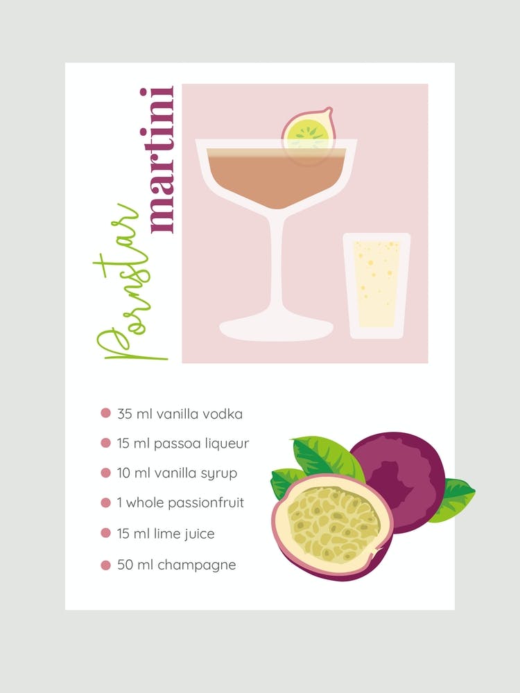 Passionfruit Martini Recipe