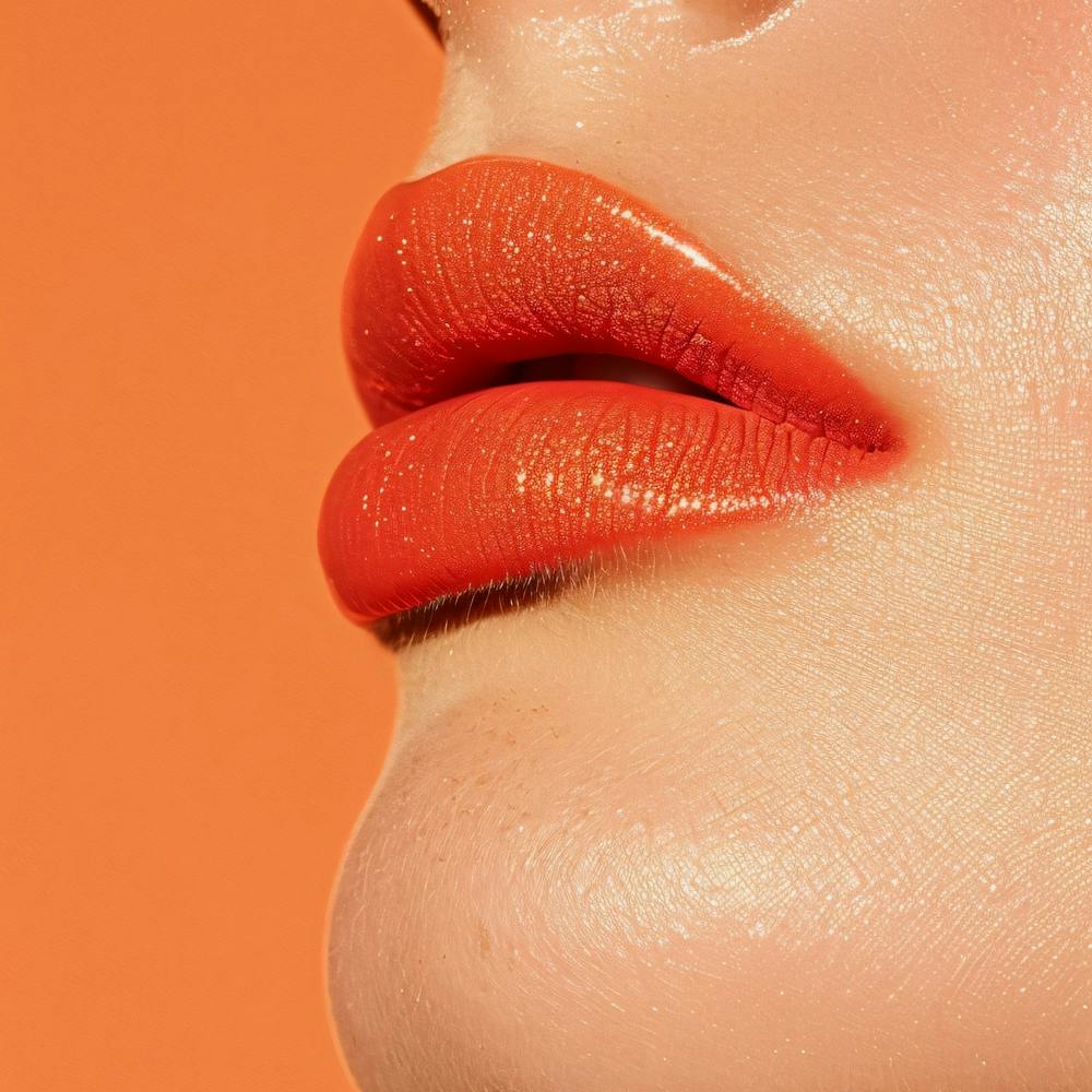 Close Up Of A Woman'S Lips