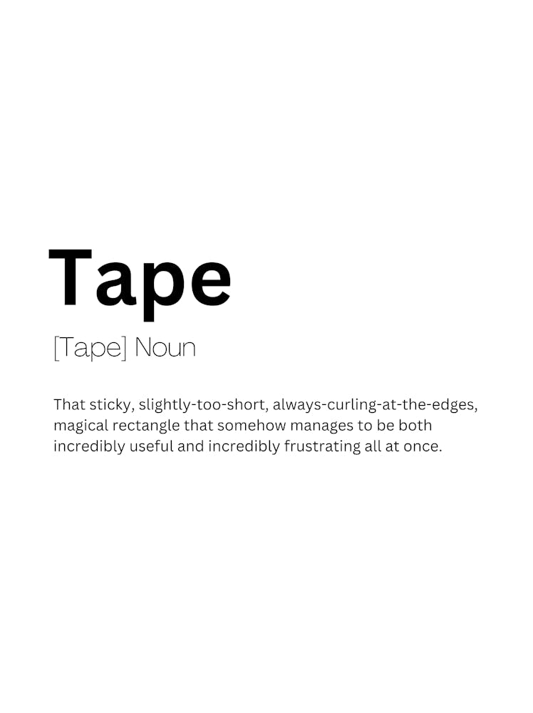Tape Definition Meaning