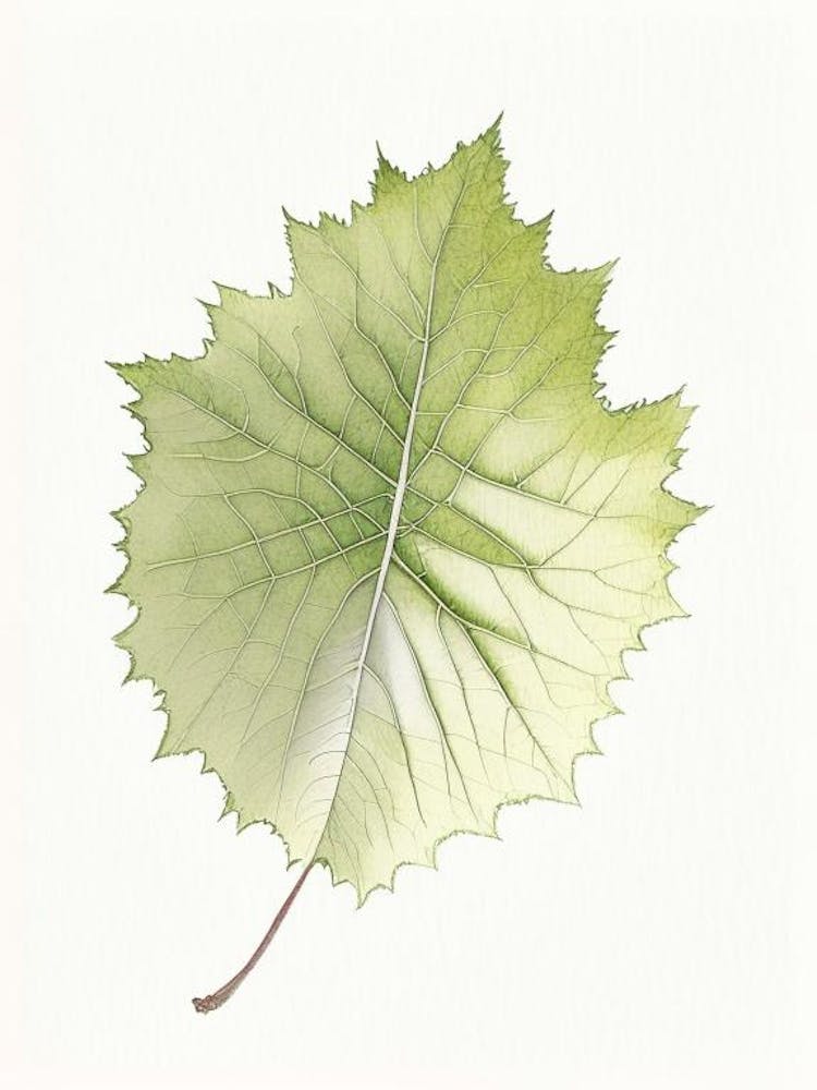 Weinblatt Illustration