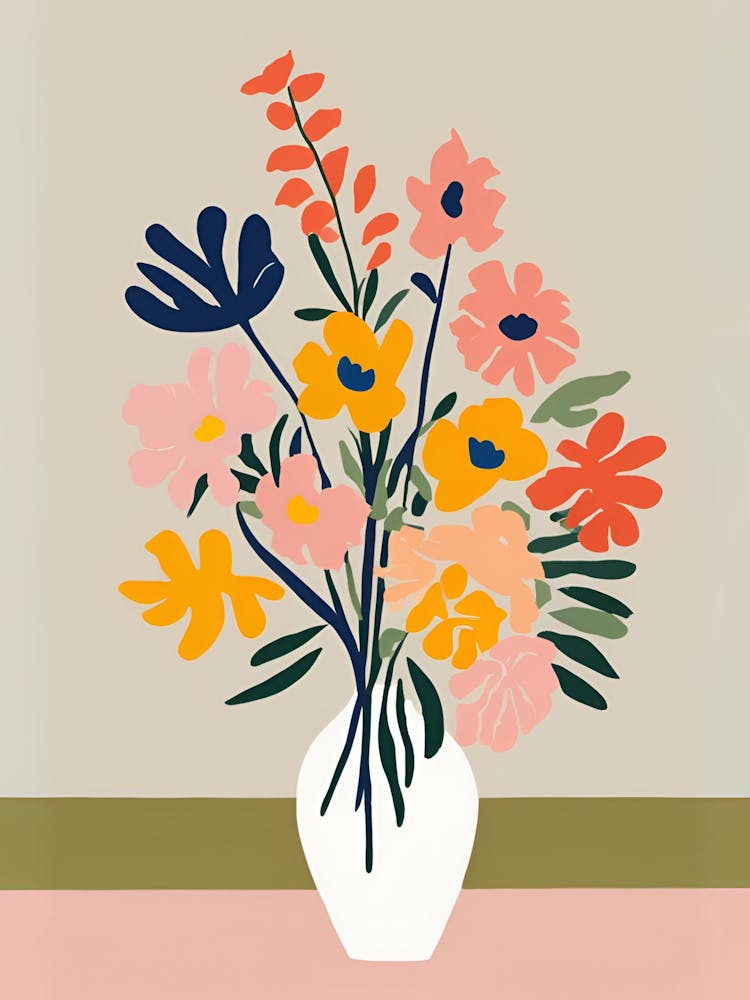 Matisse Flowers In A Vase 10