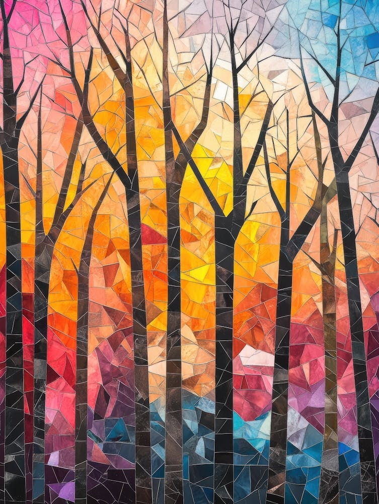 Mosaic Of Trees 3