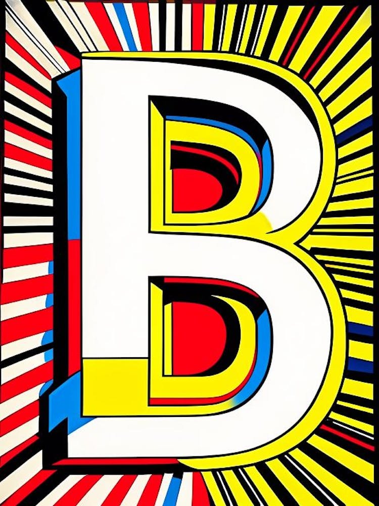 B, Letter, Alphabet Comic 11