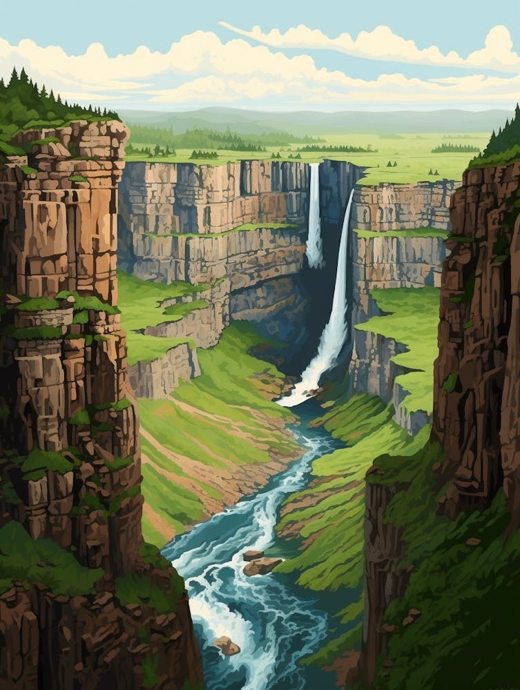 Palouse Falls State Park Retro Park 7