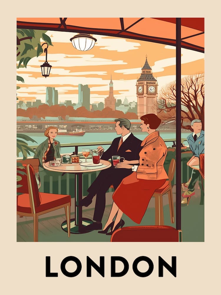 Vintage Travel Poster London 5