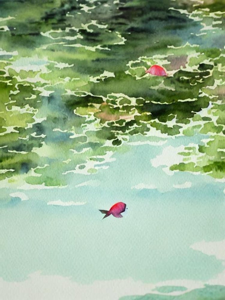 Aquarelle de Flet, style conte de fées