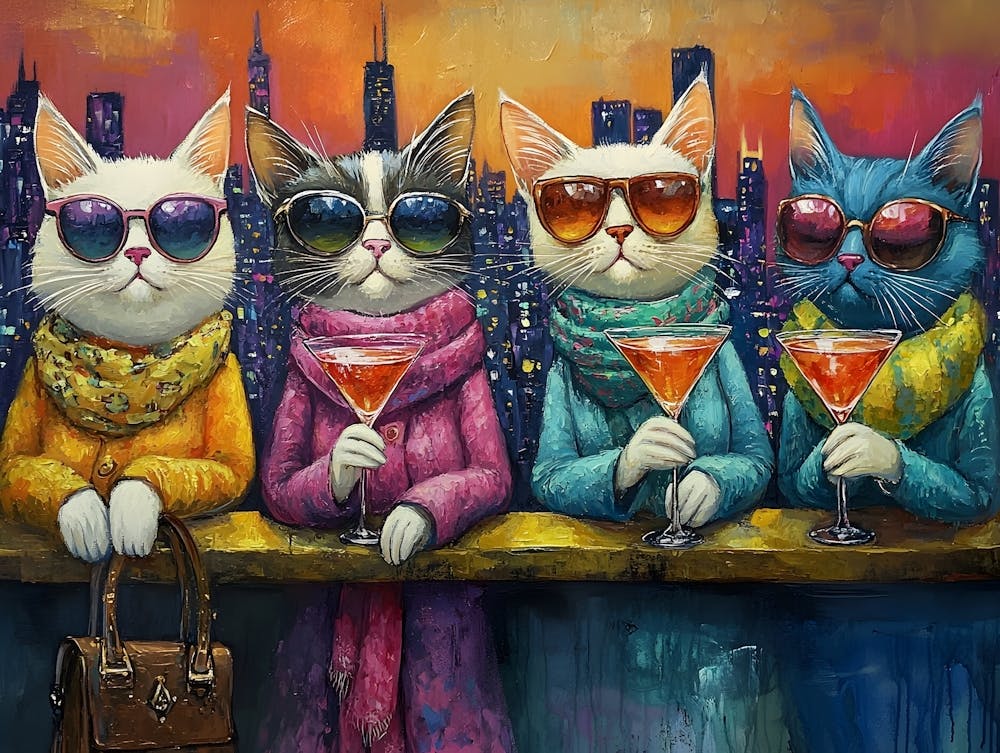 Cats At The Rooftop Bar 9