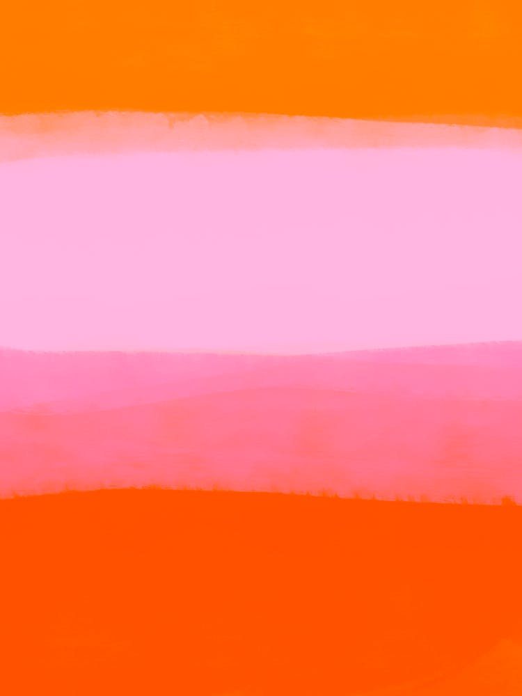 Orange And Pink Abstract Sunset